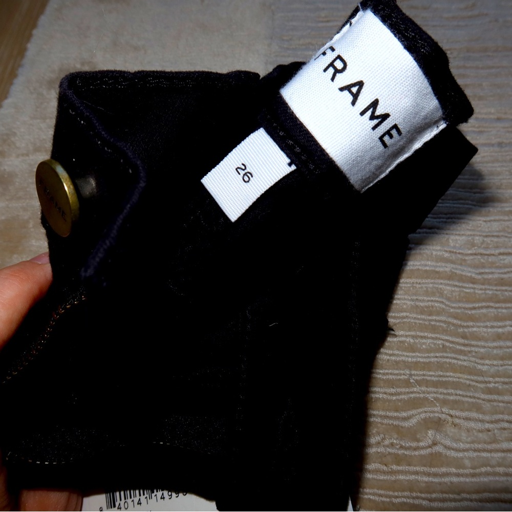 **FRAME Le High Skinny Jeans - Black - Size 26 - Brand New With Tags**